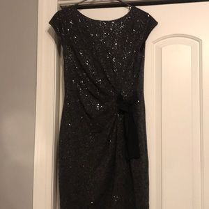 The limited sequin gray dress
